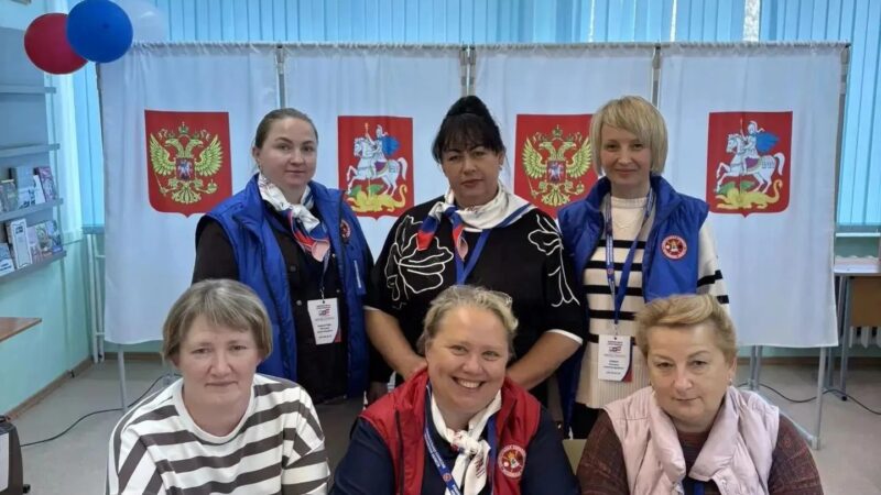 На одном из участков в Рузском округе избирателей встречают шесть Татьян