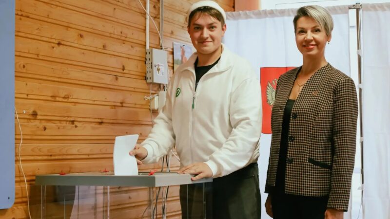 Активист Движения Первых в Рузском округе Илья Козлов впервые проголосовал на выборах