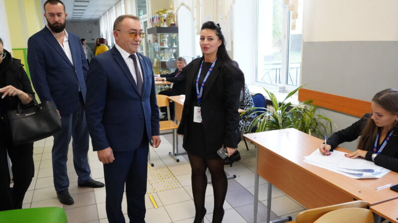 Ход голосования в Рузе проконтролировал депутат Мособлдумы Игорь Власов