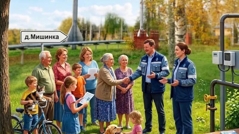 Газ придет в д. Мишинка Рузского округа: Мособлгаз приглашает жителей на встречу