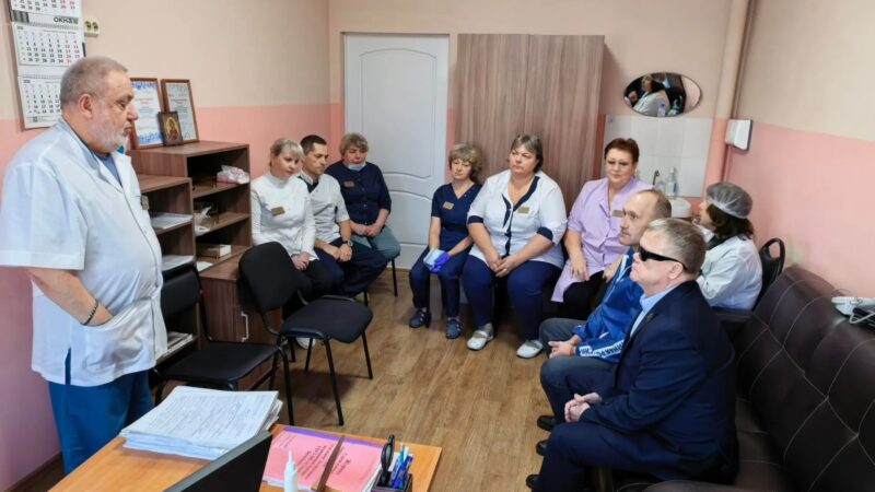Единороссы проверили работу отделения паллиативной помощи Рузской больницы в Грибцово