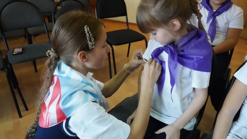 Первоклассники Нестеровского лицея пополнили ряды «Орлят России»