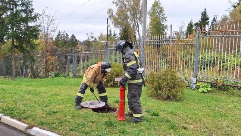 В Рузском округе проходит осенняя проверка пожарных гидрантов