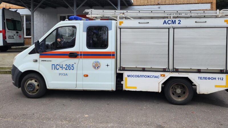 В РМО спасатели «Мособлпожспас» помогли медикам госпитализировать пенсионерку