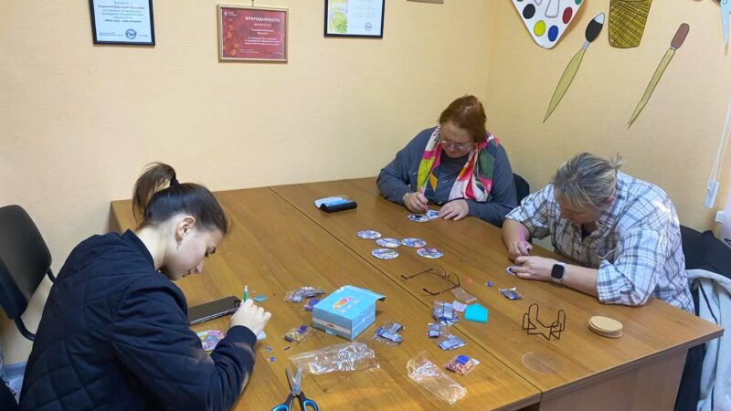 Горбовцы изготовили оригинальные предметы интерьера