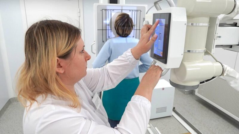 В поликлинике в Тучково заработал новый рентгеновский аппарат